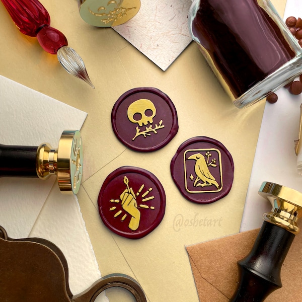Messing Wachs Siegel Stempel