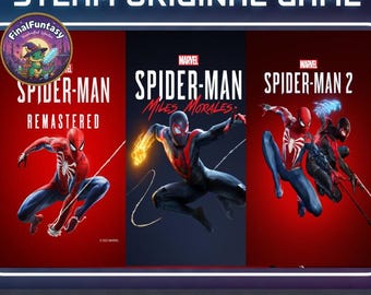 Marvel's Spider-Man 2 + Spider-Man Remastered + Spider-Man Miles Morales | PC | Steam Global | Hors ligne | Lire la description