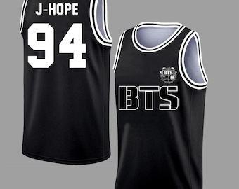 Camiseta de baloncesto personalizada de BTS, camiseta de concierto de Kpop, ropa transpirable para fans.