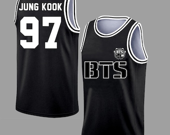 Camiseta de baloncesto personalizada de BTS, camiseta de concierto de Kpop, ropa transpirable para fans.