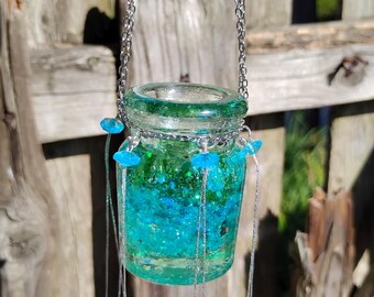 Handmade Seaglass Glass Sun Catcher