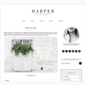 Harper - Wordpress theme - Wordpress Genesis Theme // Photography, Fashion & Lifestyle Blogs