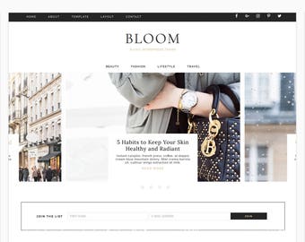 Bloom - Wordpress Theme - Wordpress Genesis Theme // Beauty, Fashion & Lifestyle Blogs