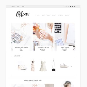 Wordpress Genesis Theme Photography Fashion /& Lifestyle Blogs Wordpress theme Cashmere