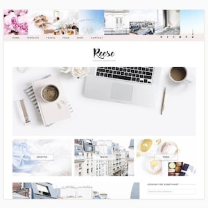 Reese - Wordpress theme - Wordpress Genesis Theme // Photography, Fashion & Lifestyle Blogs