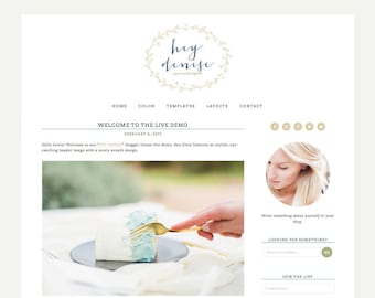 Hey Denise - Wordpress Theme - Wordpress Genesis Theme // Beauty, Fashion & Lifestyle Blogs