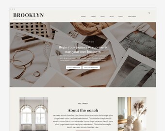 Wordpress Genesis Theme Photography Fashion /& Lifestyle Blogs Wordpress theme Cashmere