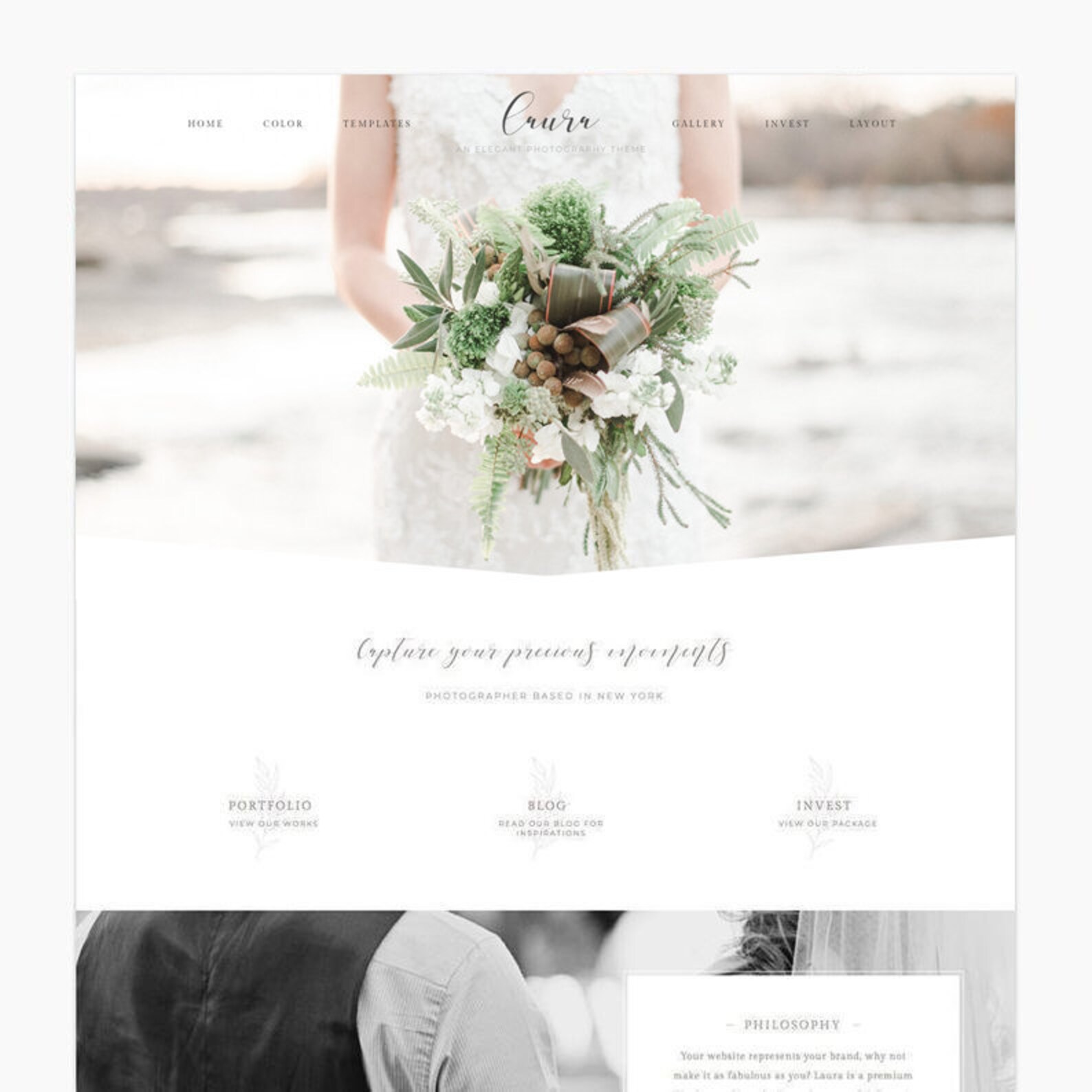 Laura Wordpress Theme Wordpress Genesis Theme Etsy