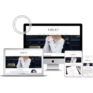 Wordpress Theme Responsive Blog Design Lola Photography, Slider image 4