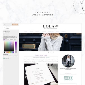 Wordpress Theme Responsive Blog Design Lola Photography, Slider image 3