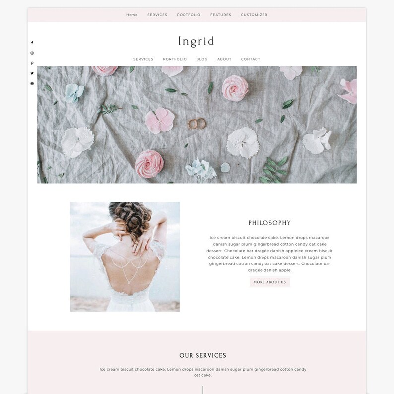 Ingrid Wordpress Theme Wordpress Genesis Theme Etsy UK
