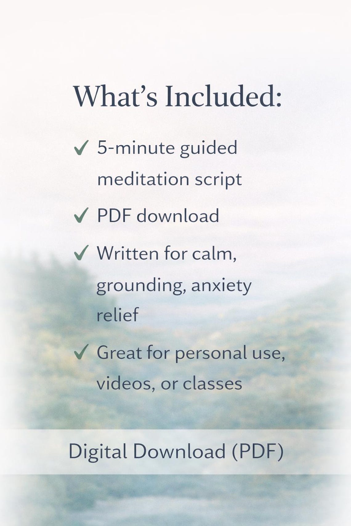 Grounding Meditation Script for Anxiety Relief | 5 Minute Guided ...
