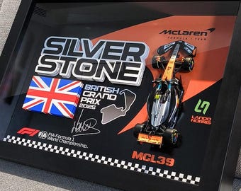 Lando Norris McLaren MCL39 Silverstone Limited Edition – Framed 3D Display | British Grand Prix F1 Collectible