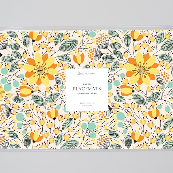 Paper Placemats Etsy