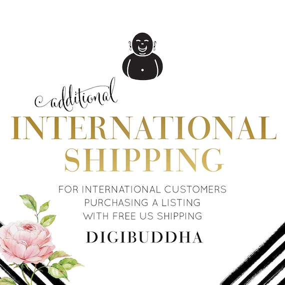 INTERNATIONAL SHIPPING Additional Charge add-on for Australia United Kingdom Canada & Everywhere Else Worldwide Il_570xn