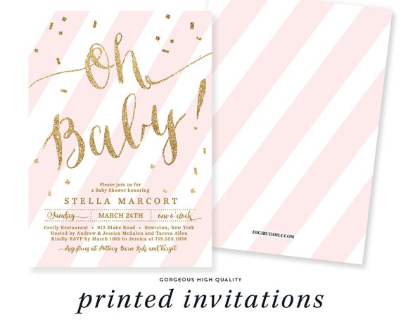 oh baby invitations