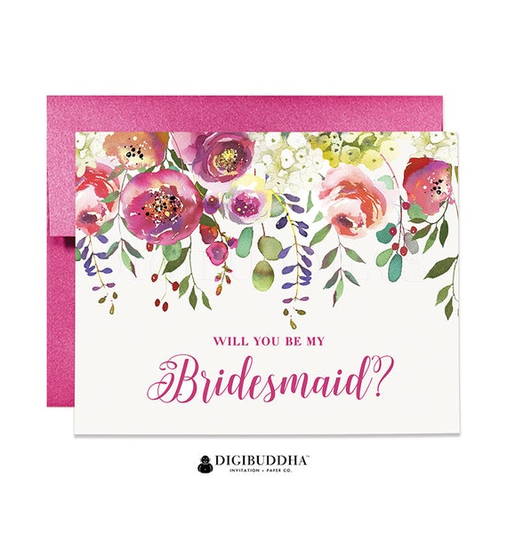 Bridesmaid Card Will You Be My Bridesmaid Card Bridesmaid Proposal Will You Be My Maid of Honor Will You Be My Matron of Honor Card CW0010 Il_570xn