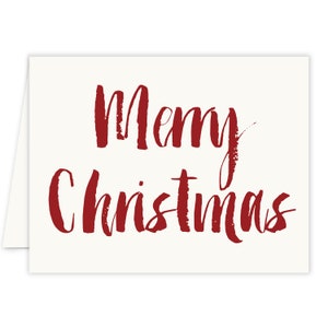 Cartes rouges festives de Joyeux Noël avec des enveloppes, carte de boîte de Joyeux Noël, belles cartes de voeux de Noël vierges, carte de Noël moderne