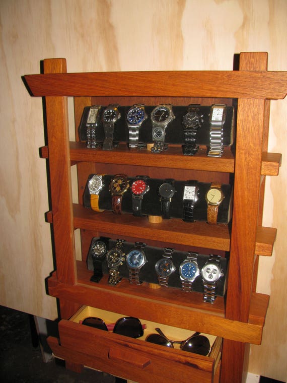 Watch And Bracelet Display With Drawers Etsy