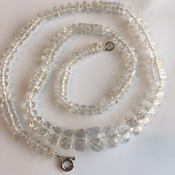Crystal Necklace 18.5” Victorian.