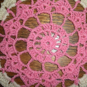 Vintage hand crochet doily