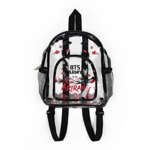 bts clear mini backpack Bts Clear Backpack