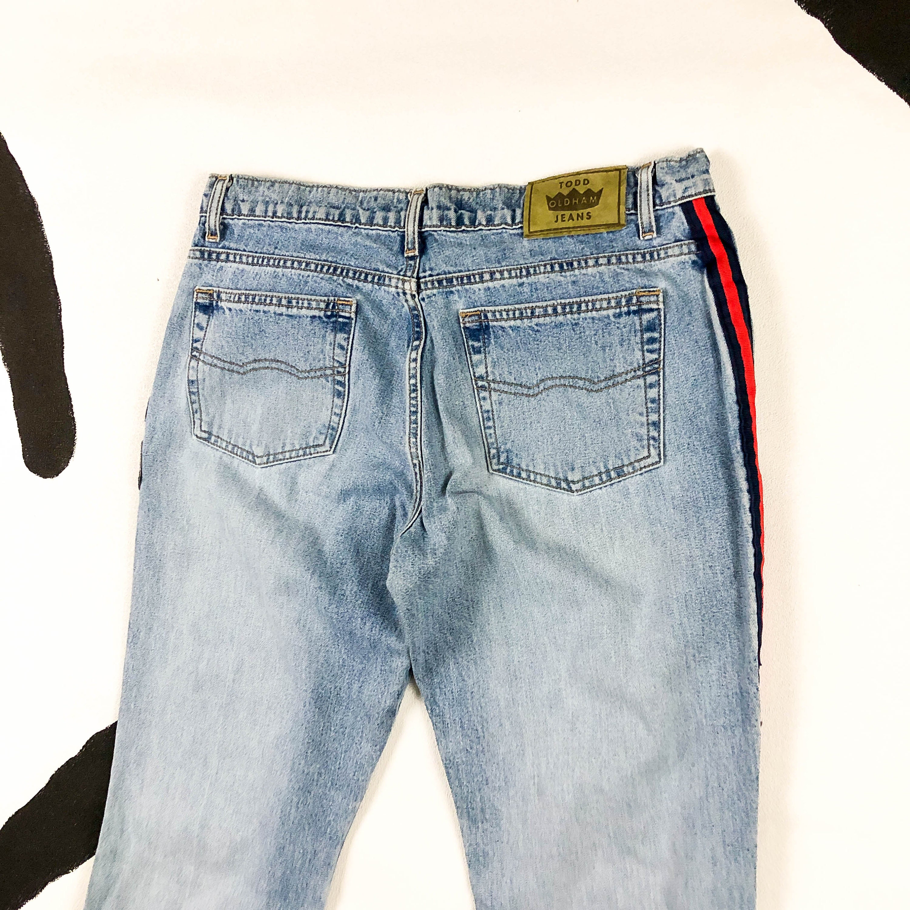 90s Todd Oldham Jeans Light Wash Denim 