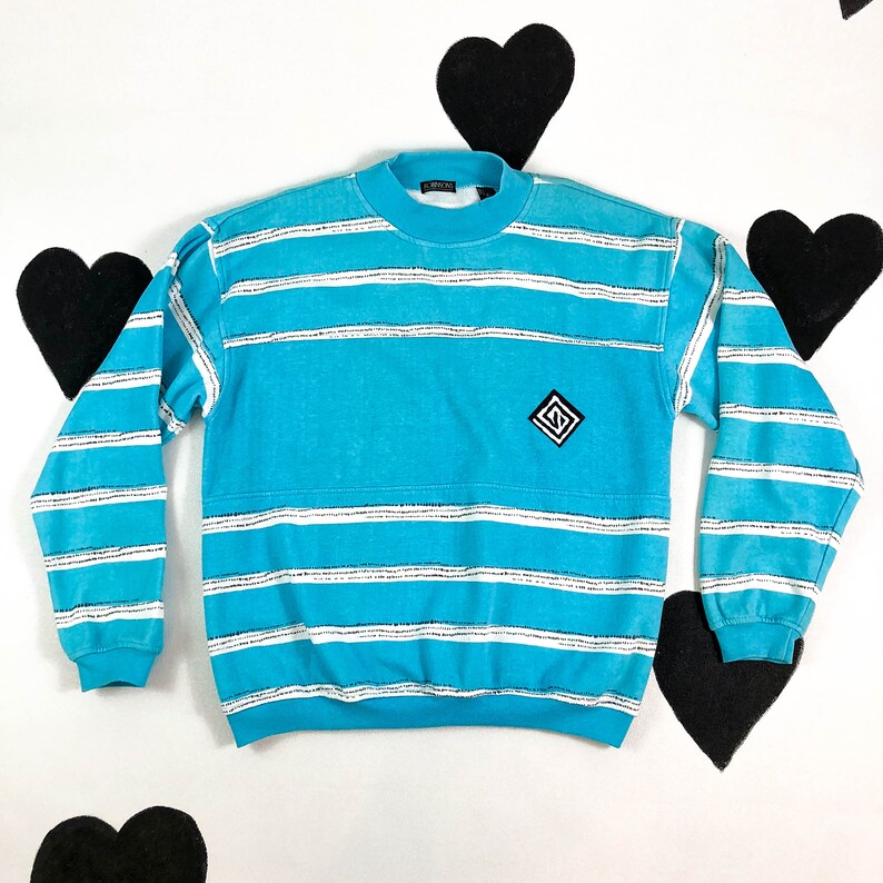 heart embroidered zip funnel sweatshirt