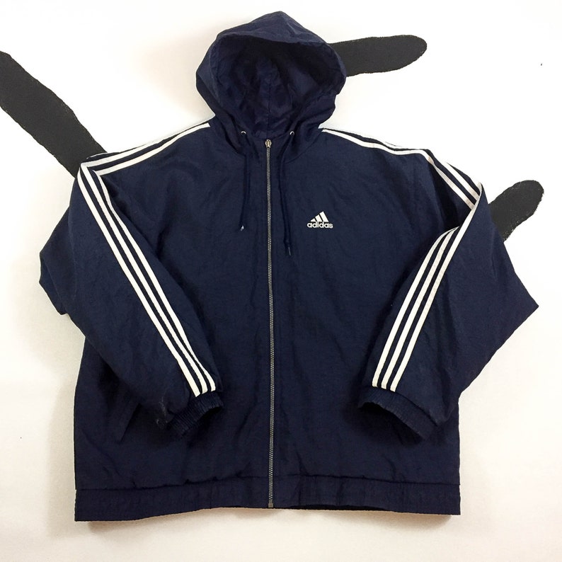 adidas hoodie xl 3 stripes blau adidas hoodie xl 3 stripes blau