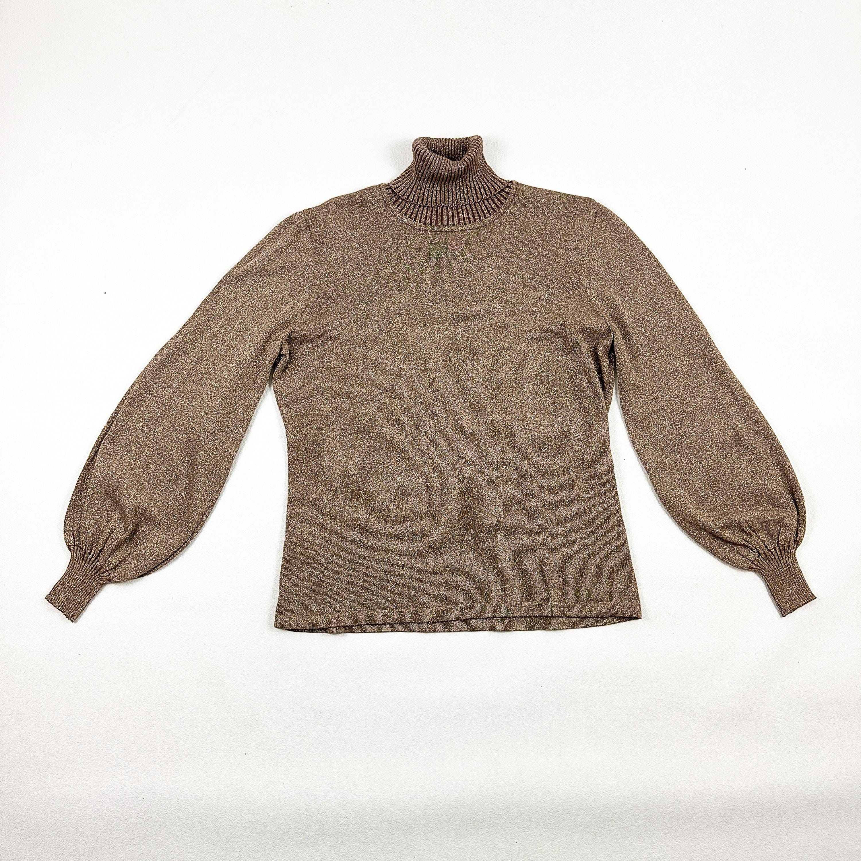 Glitter Turtleneck - Etsy