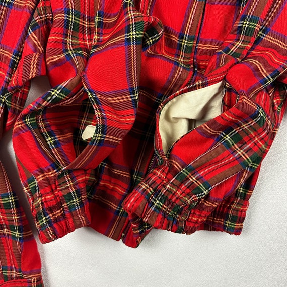 1940s Zero King Sports Apparel Mens Red Plaid Woo… - image 6