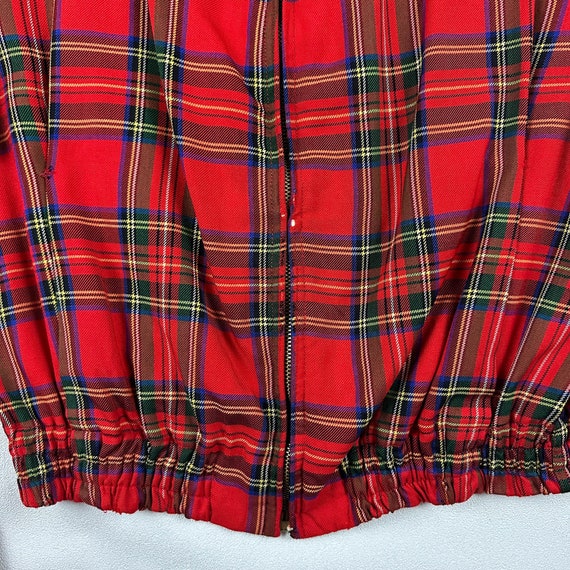 1940s Zero King Sports Apparel Mens Red Plaid Woo… - image 3