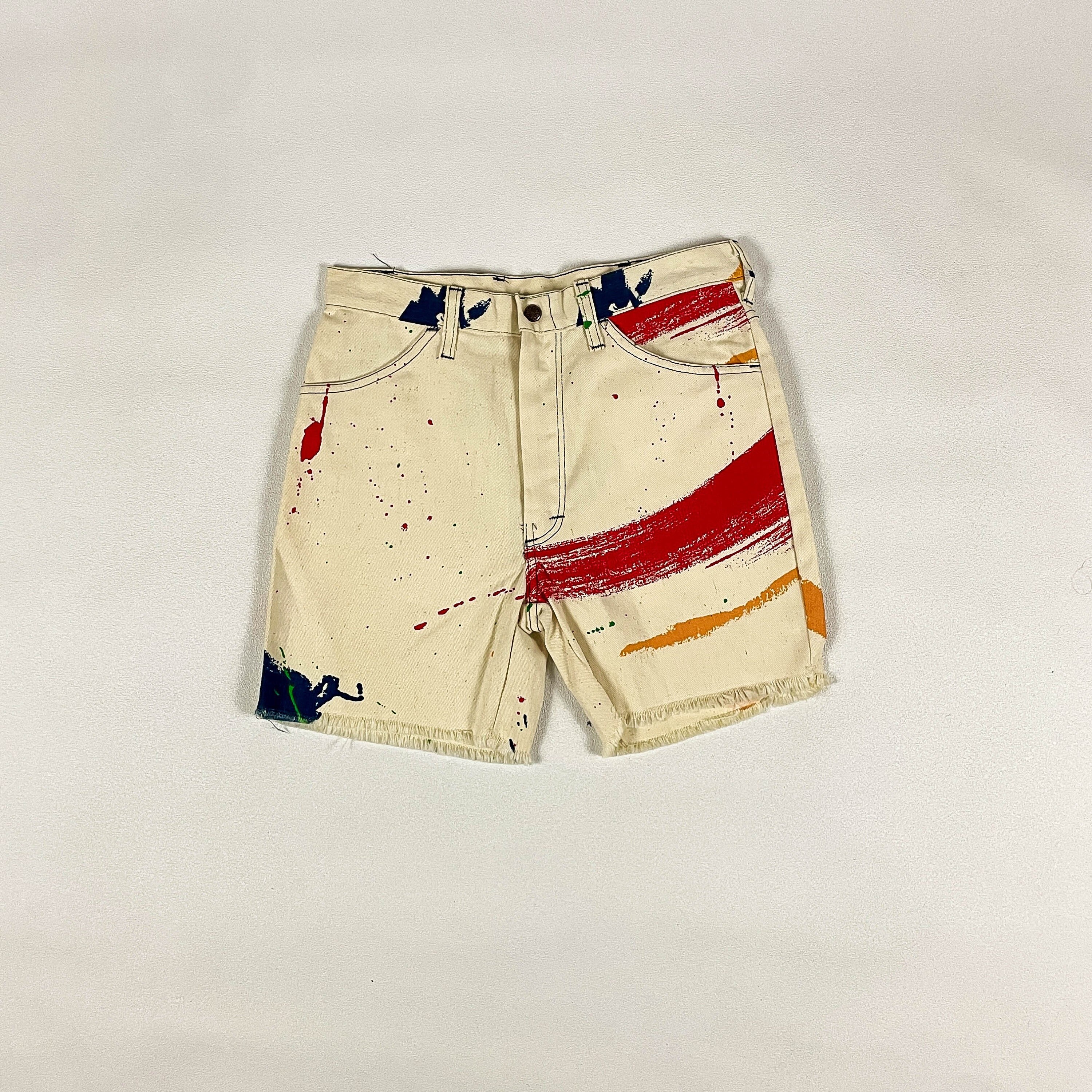 Splatter Shorts - Etsy