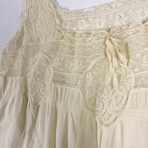 Victorian Cotton Step In Romper / Onesie / Floral… - image 4