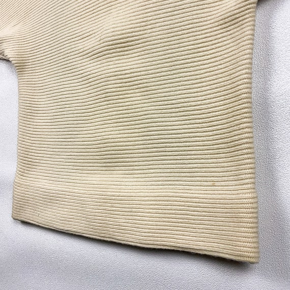 1940s Jason Argyle Stripe Cardigan Sweater / Wool… - image 8
