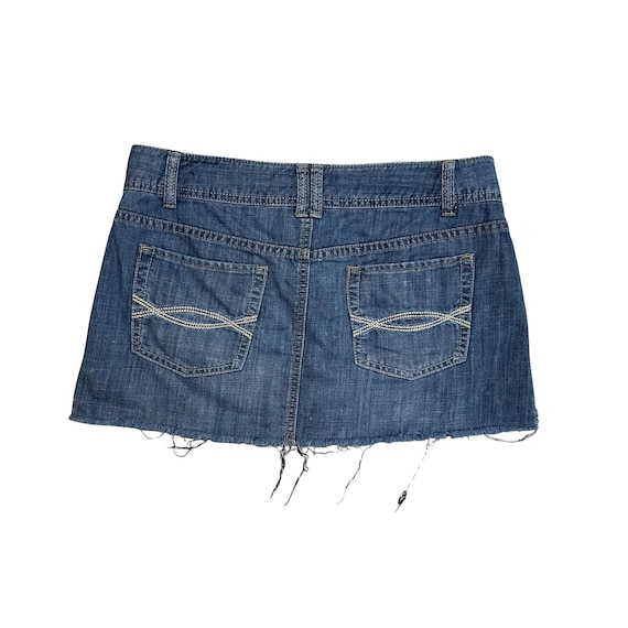 Y2K Abercrombie and Fitch Denim Micro Mini Skirt / Low Rise
