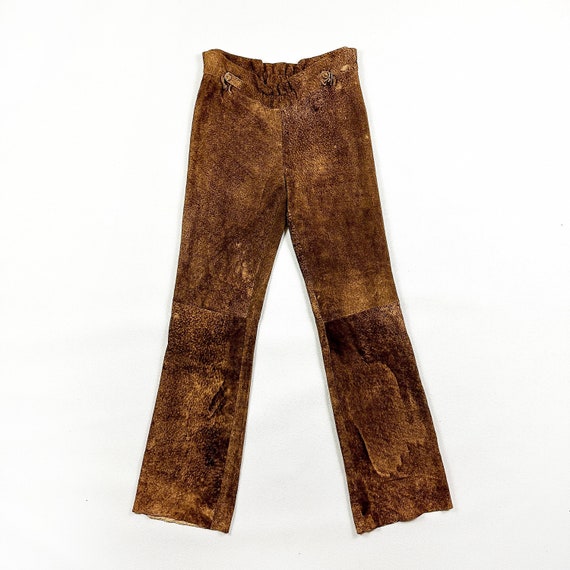Small suede flare pants - Gem