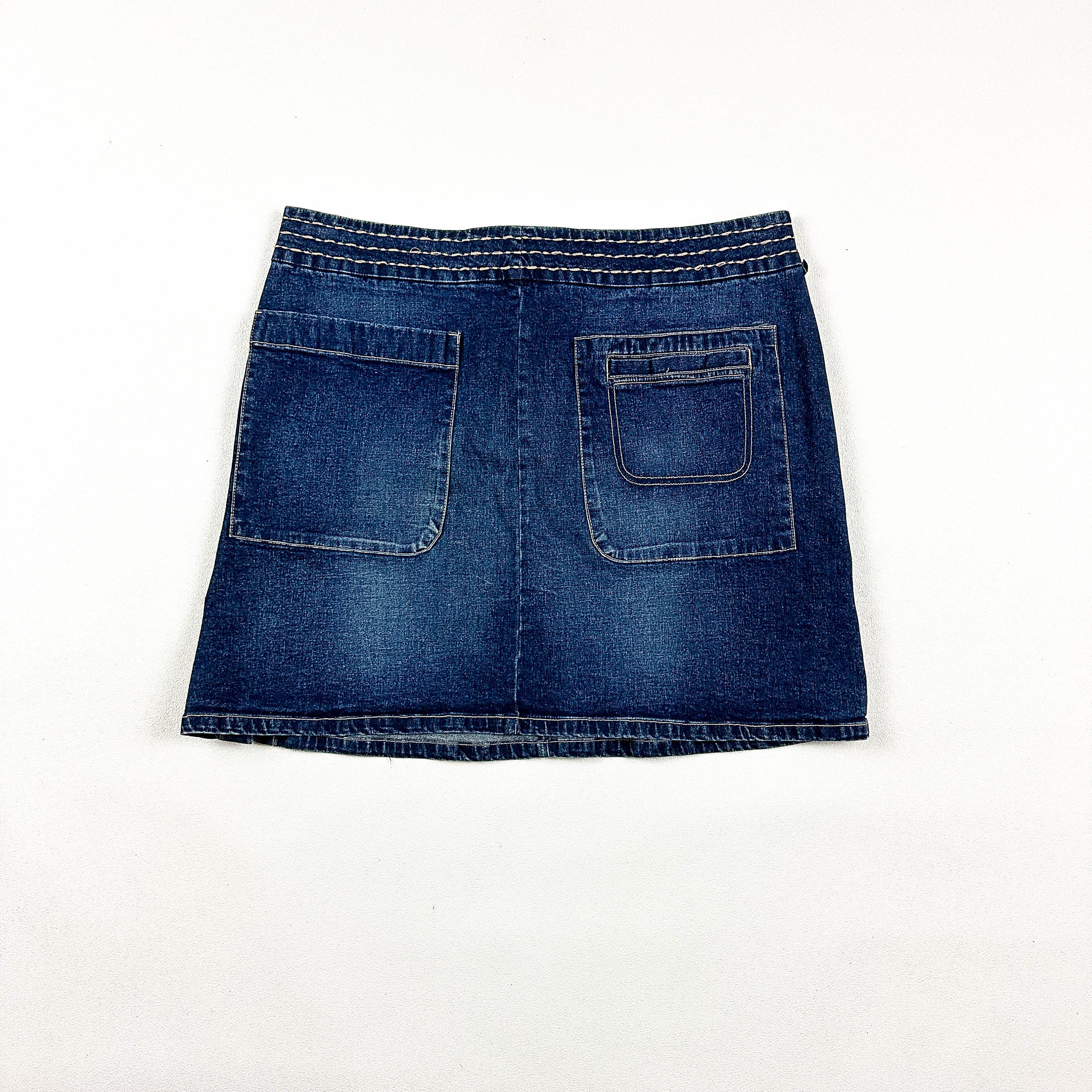 Mini Jupe En Jean Vintage Marithé Et François Girbaud - Taille 36 - Occasion Très Bon état