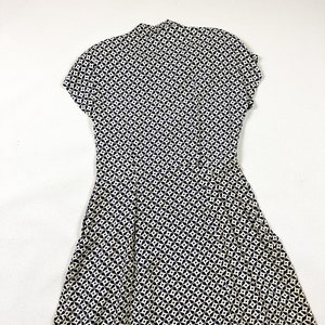 1940s Blue and White Star Print Cold Rayon Day Dress / Small / Medium ...