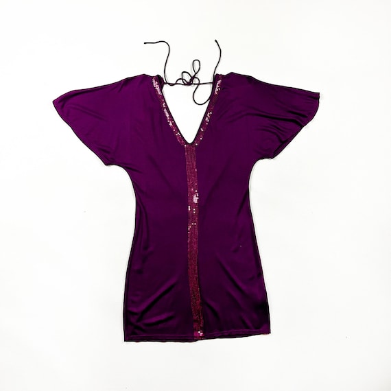 armani exchange purple dress Woman Midi Dress Lilac Size 2 Polyester In Purple