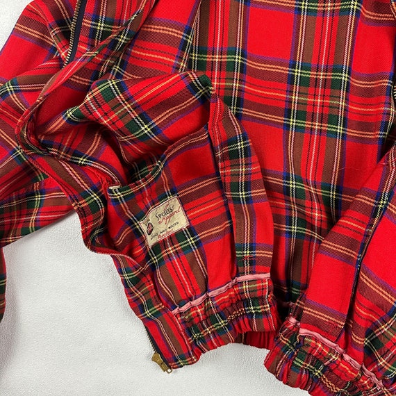 1940s Zero King Sports Apparel Mens Red Plaid Woo… - image 9