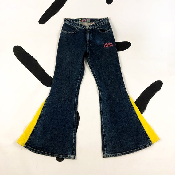 パンツ 90s JNCO Jeans Belle Denim Vintage 90s Rare JNCO Jeans Pants 29 Waist USA MADE Grunge