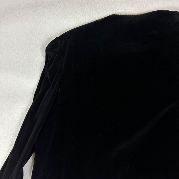 1970s / 1980s Malcolm Starr Black Velvet Jacket with … - Gem