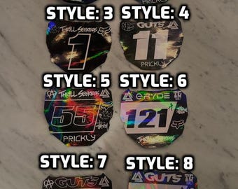 Personalized E-Bike Front Plate Decal, ODI Plate Cover