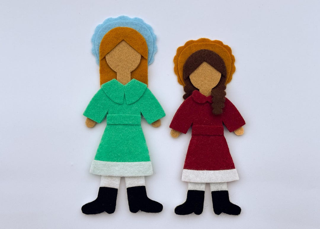 Frontier Design Pattern Frontier Sisters PDF | Mini Bundle | Felt Pattern | Children Classic ...