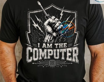 Funny Car Mechanic Computer PNG: Retro Garage Humor Quote png Vintage Meme Clipart T-Shirt (Digital Download)