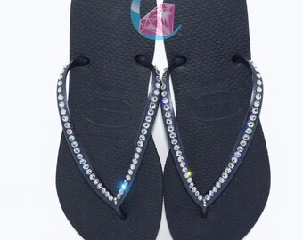 havaianas slippers met steentjes