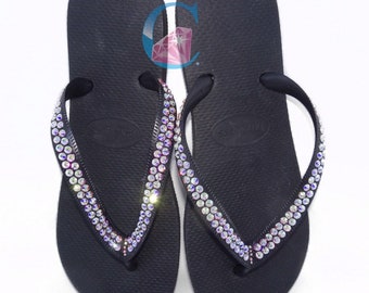 havaianas met swarovski steentjes