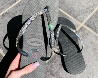 bling flip flops uk