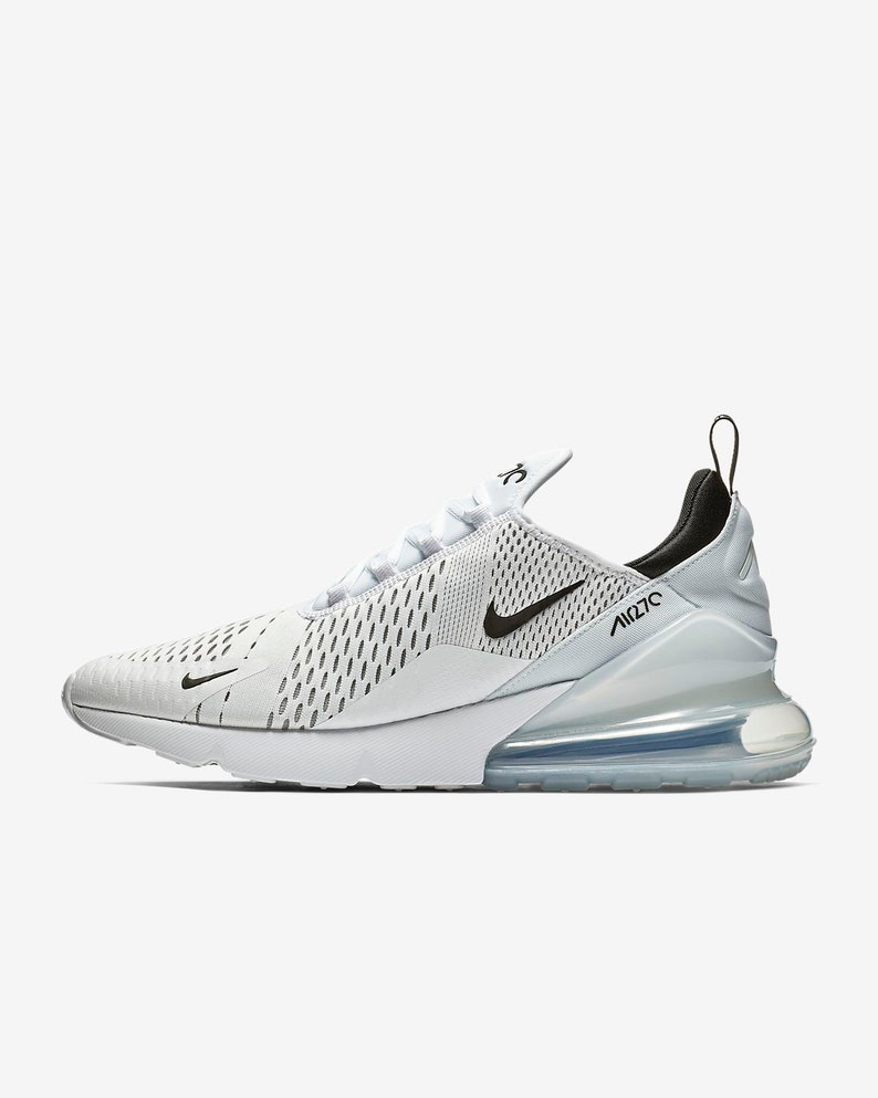 Genuine Bling Nike Air Max 270 White/Black embellished with | Etsy
